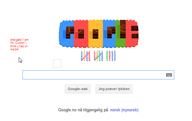 Happy 14th Anniversary, Google!